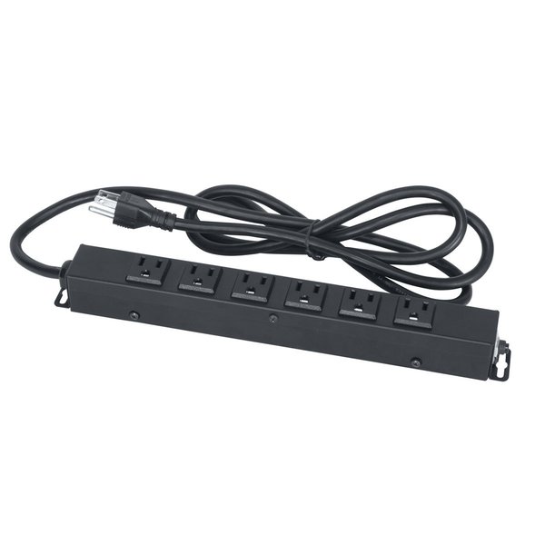 Lowell Power Strip 15A 6outlet ACS-1506-WW